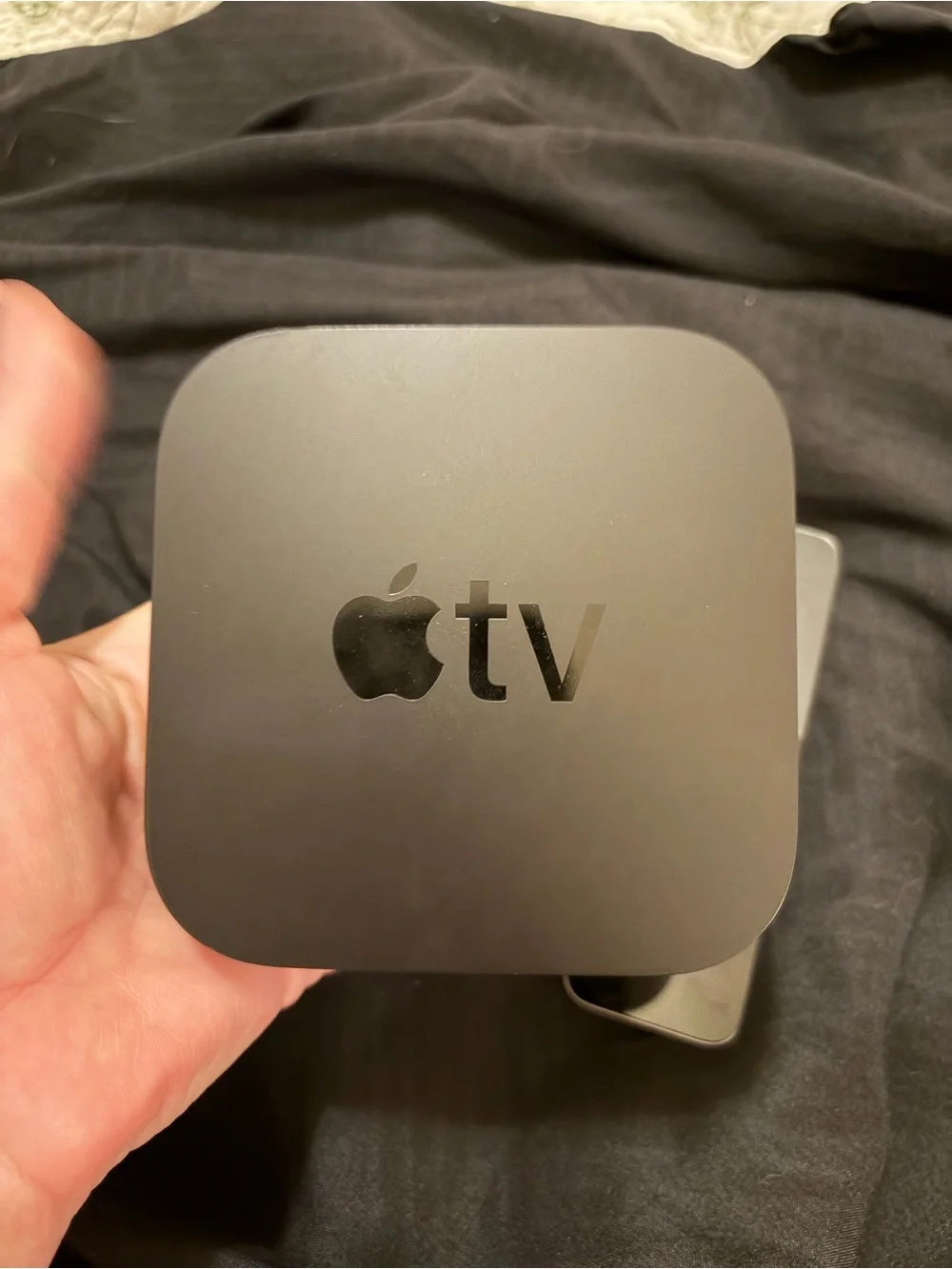 Apple TV streaming box with Siri Remote - Black